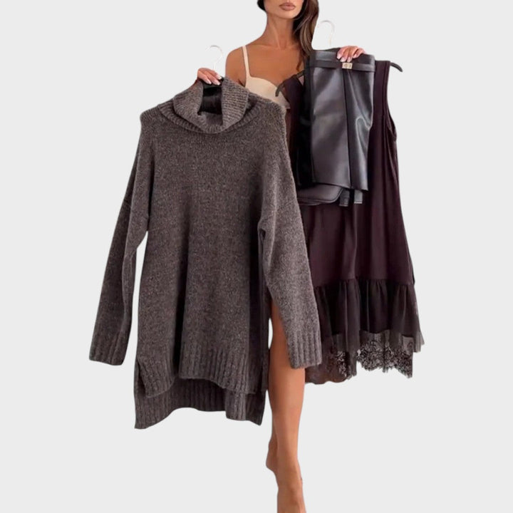Leah – Sweater and Dress Set