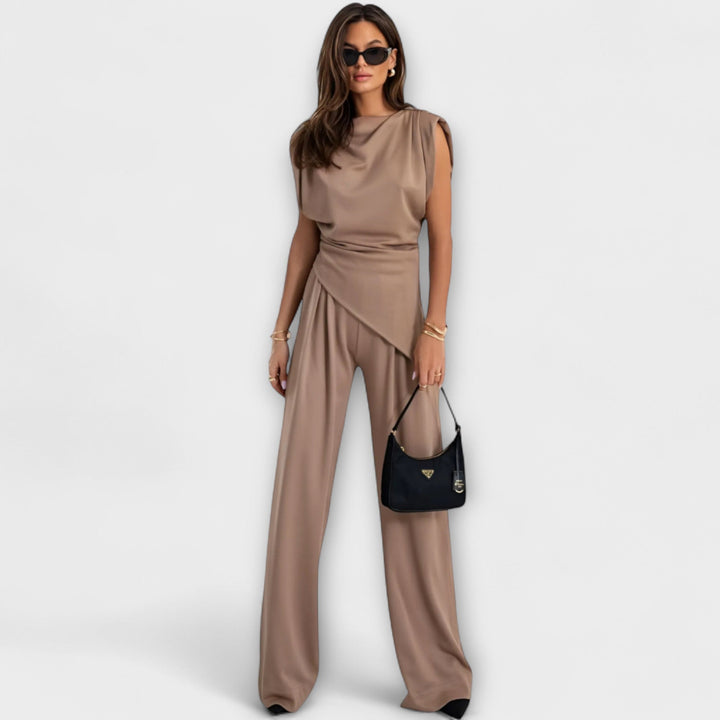 Sofia – Asymmetric Set with Dramatic Shoulders