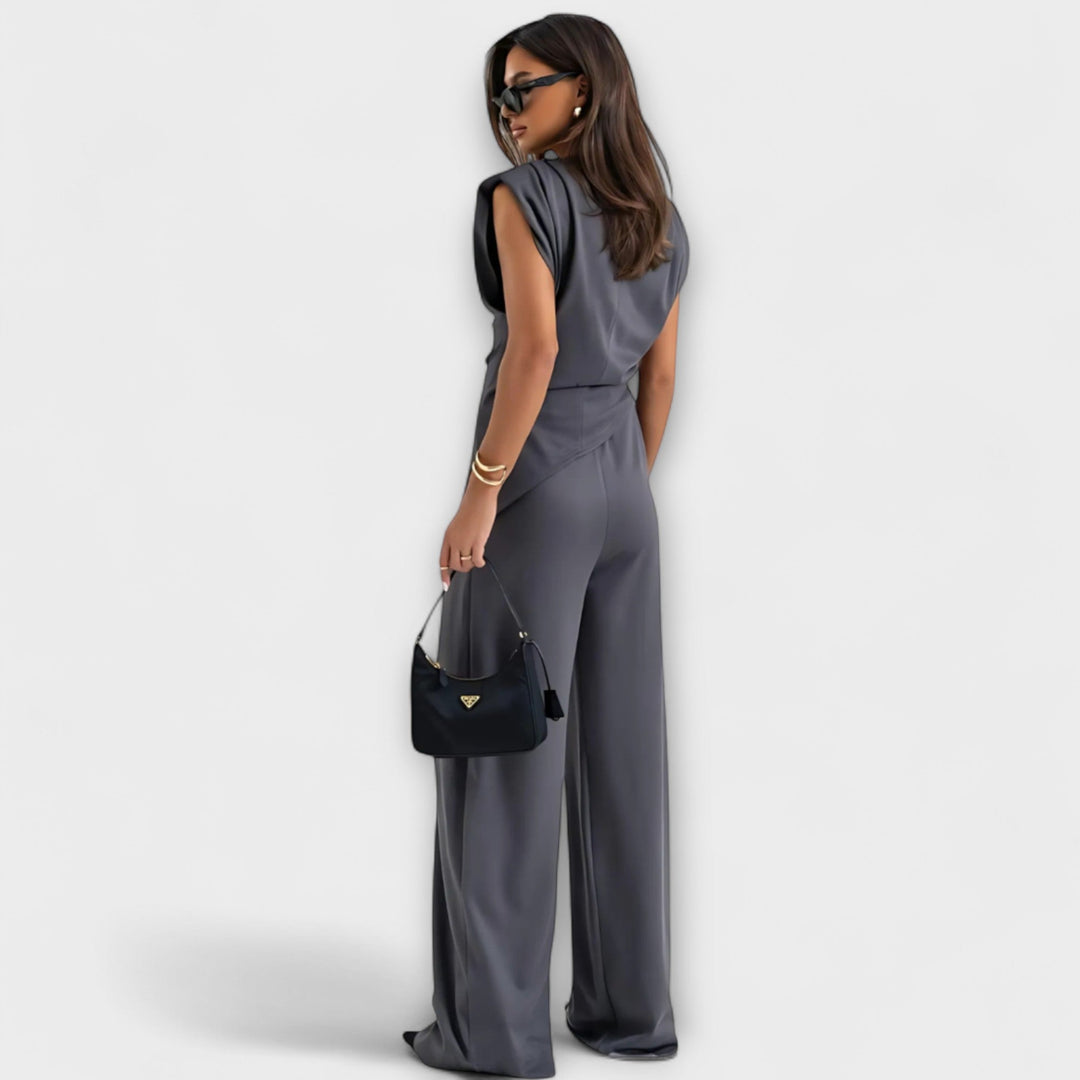 Sofia – Asymmetric Set with Dramatic Shoulders