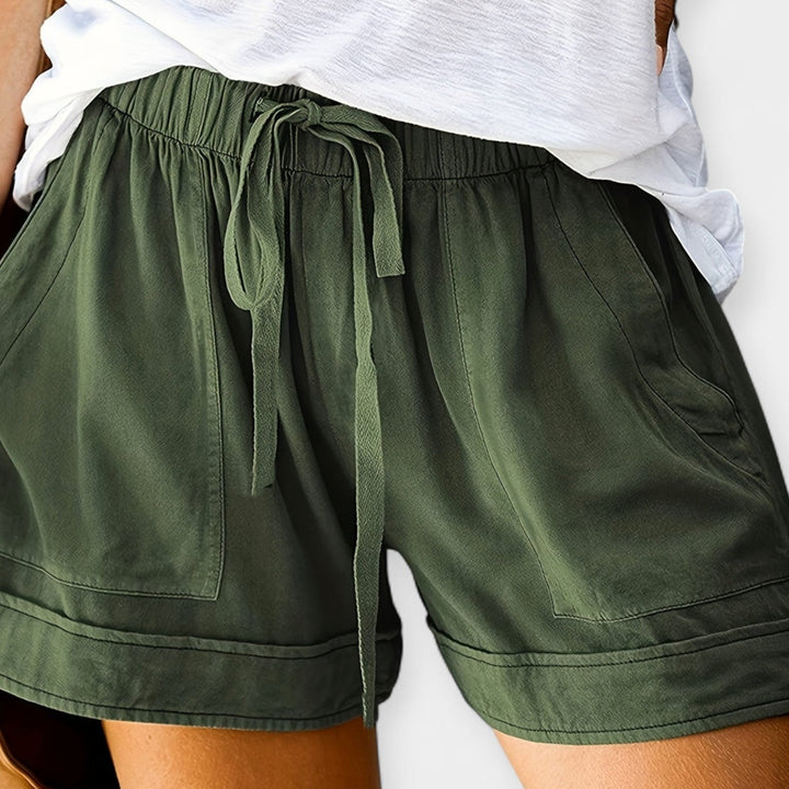 Órla – Satin Shorts with Belt