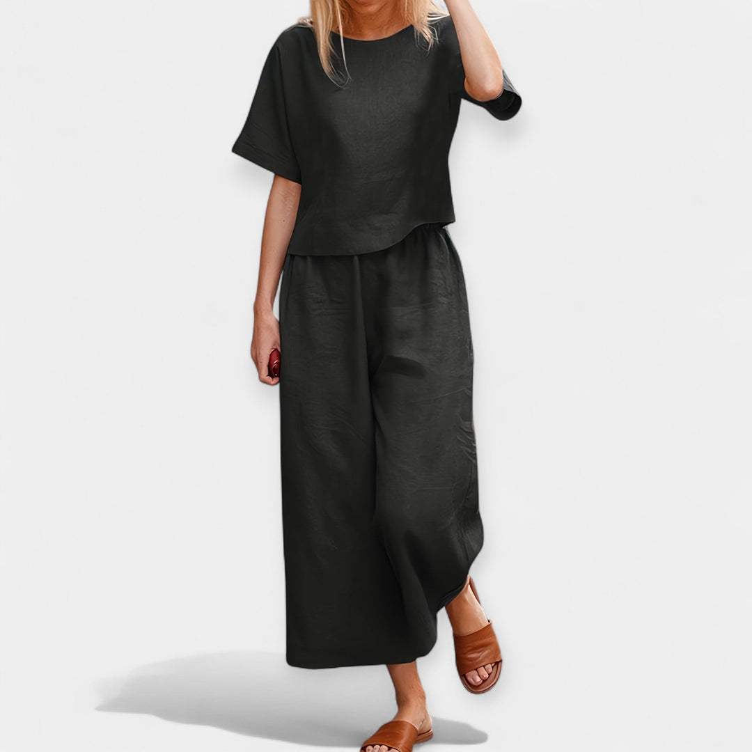 Órla – Airy Short-Sleeve Trouser Set