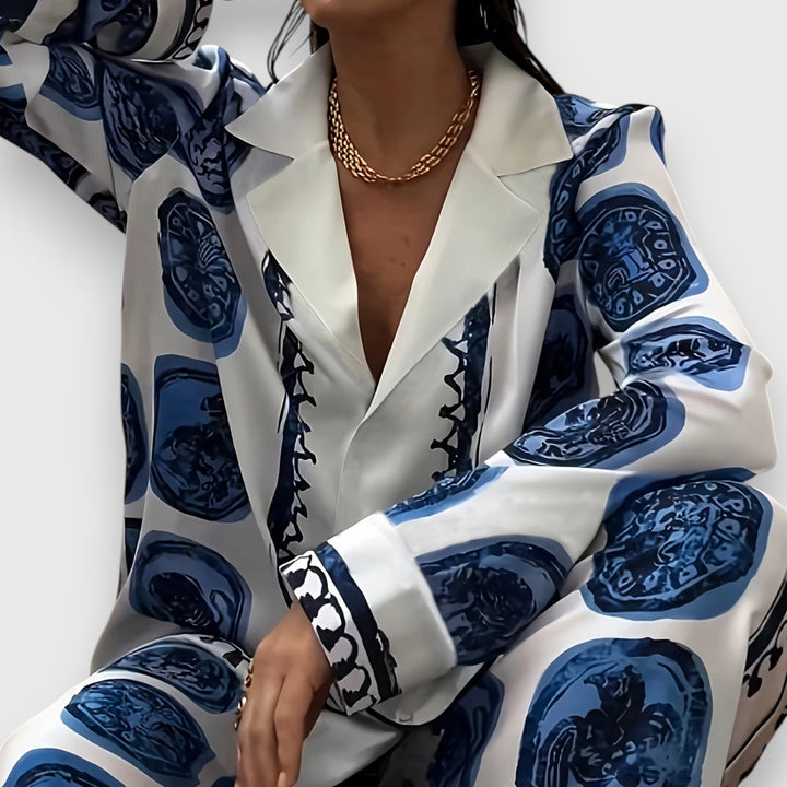 Nayeli – Set with Abstract Print