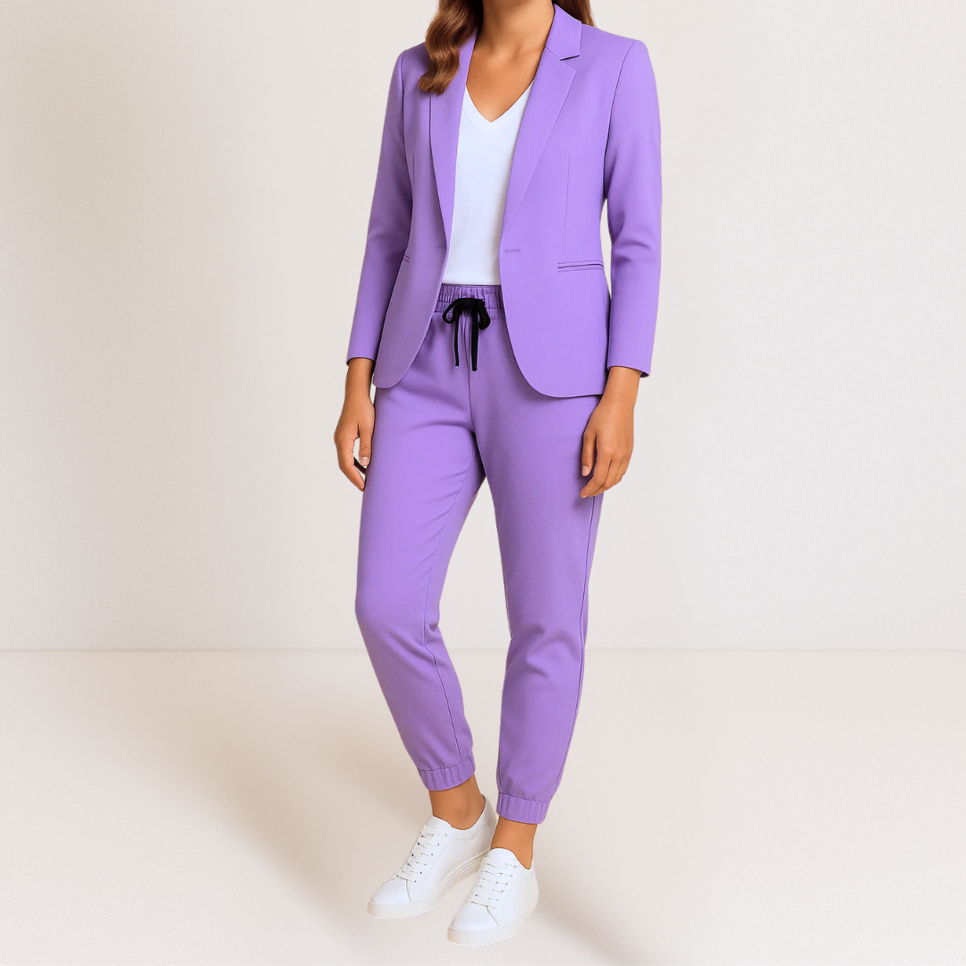 Lorena – Elegant Casual Blazer and Trousers Set