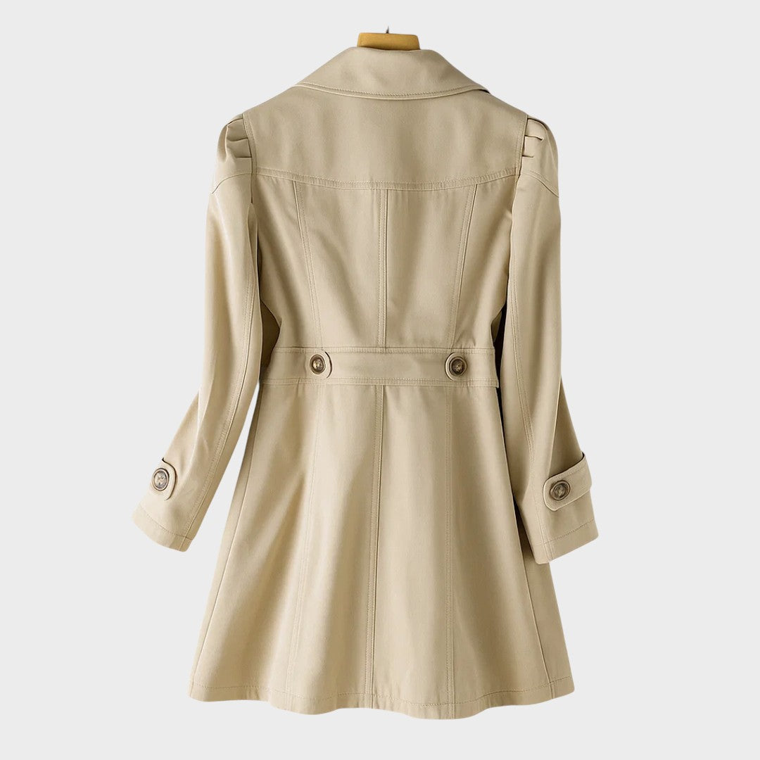 Veselina – Vintage Gabardine Coat
