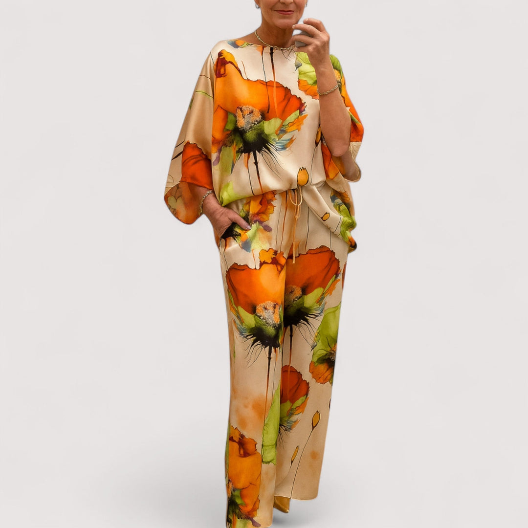 Enya – Two-Piece Satin Set