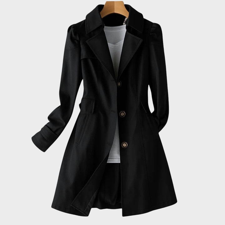 Veselina – Vintage Gabardine Coat
