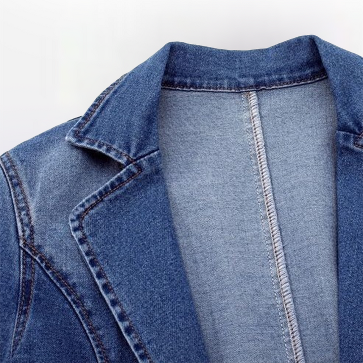 Sandra – Classic Denim Blazer