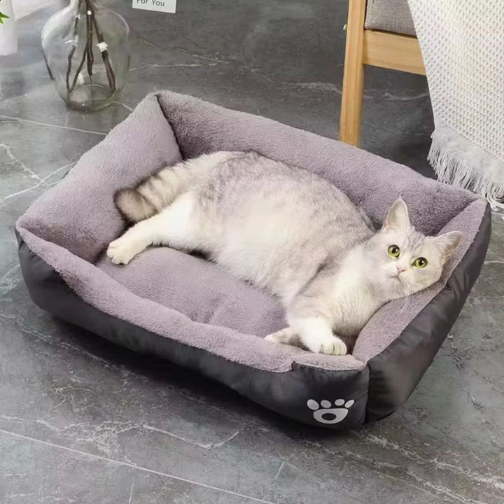 Comfortable Rectangular Bed for Dogs and Cats