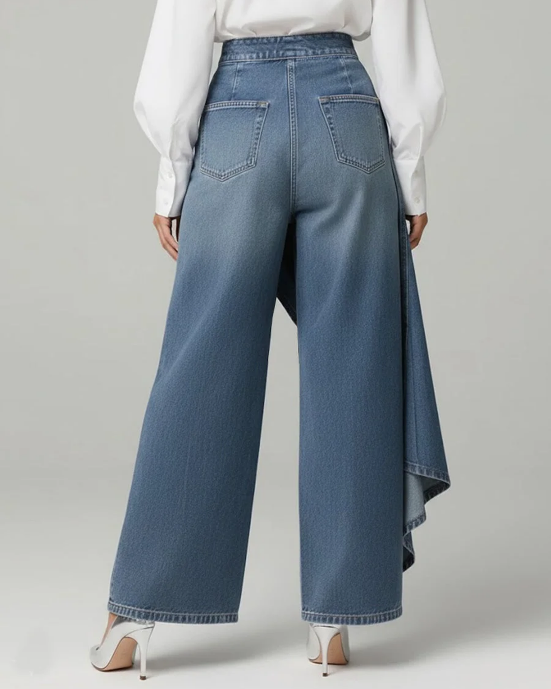 Ailbhe – Jeans with Fold-Over Waist