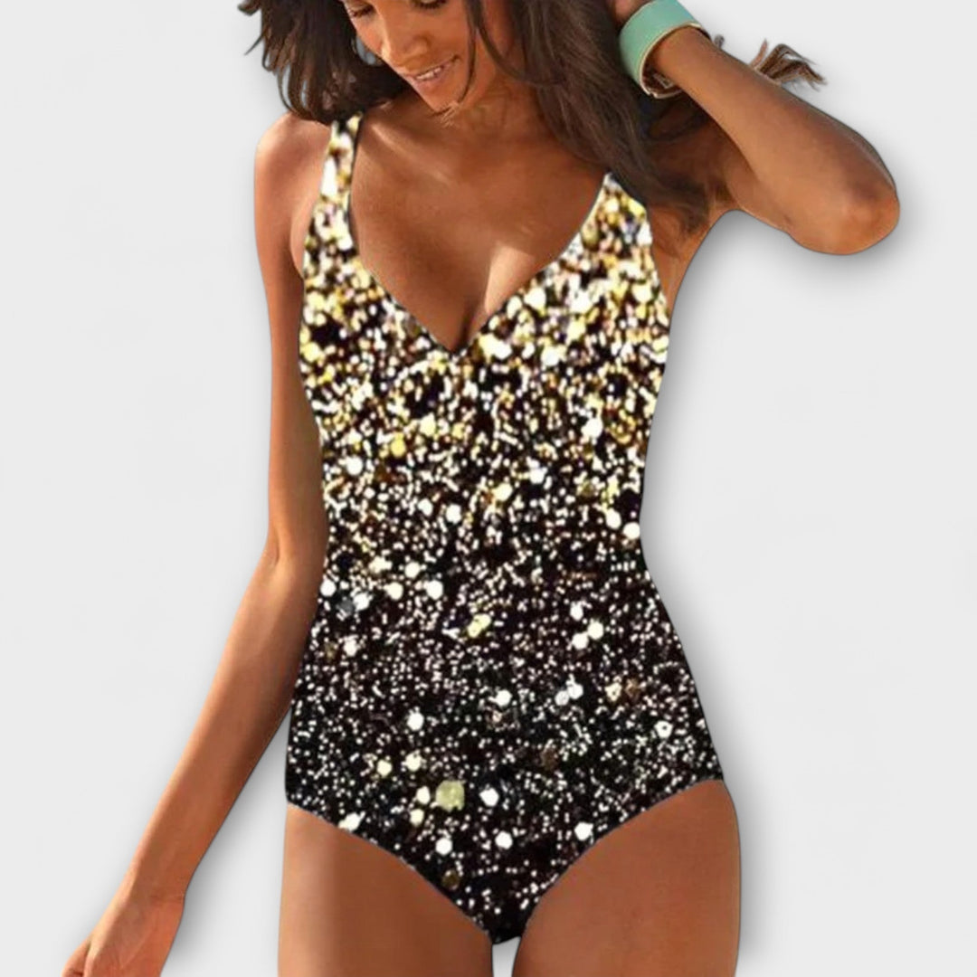 Aoife – Tricolour One-Piece Swimsuit