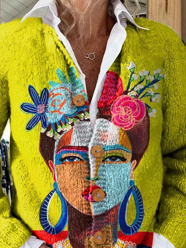 Aoife – Artistic Cardigan