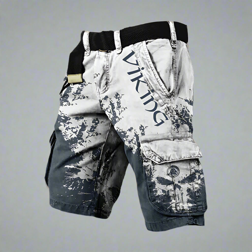 Viking – Men's Cargo Shorts with Original Print