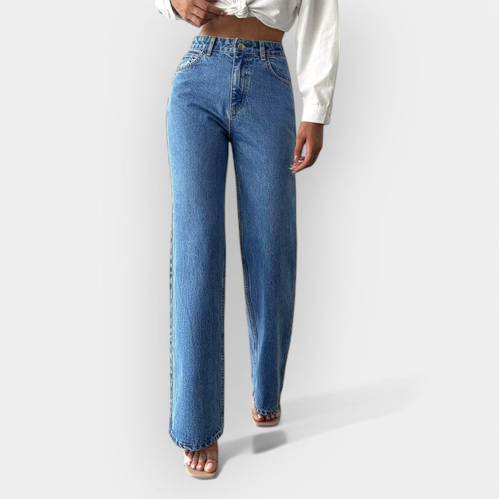 Sadhbh – High-Waisted Wide-Leg Jeans