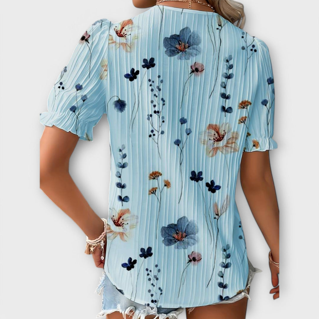 Aoibhinn – Blouse with V-Neck