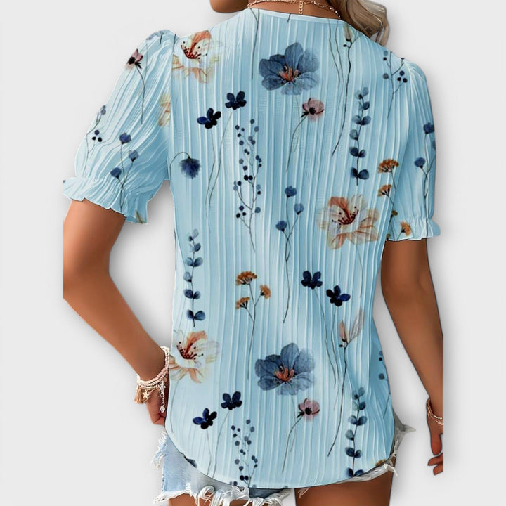 Aoibhinn – Blouse with V-Neck
