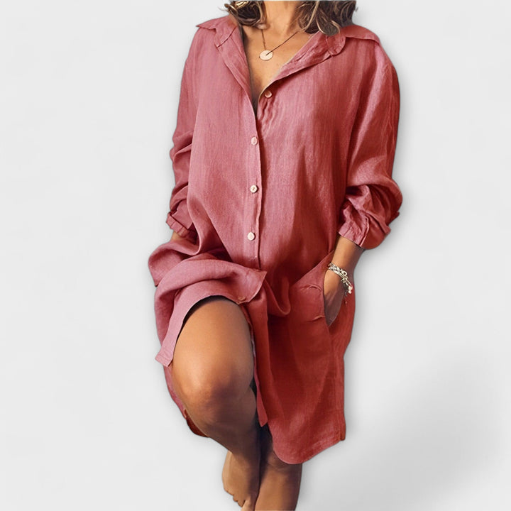 Caoimhe – Casual Linen Blouse
