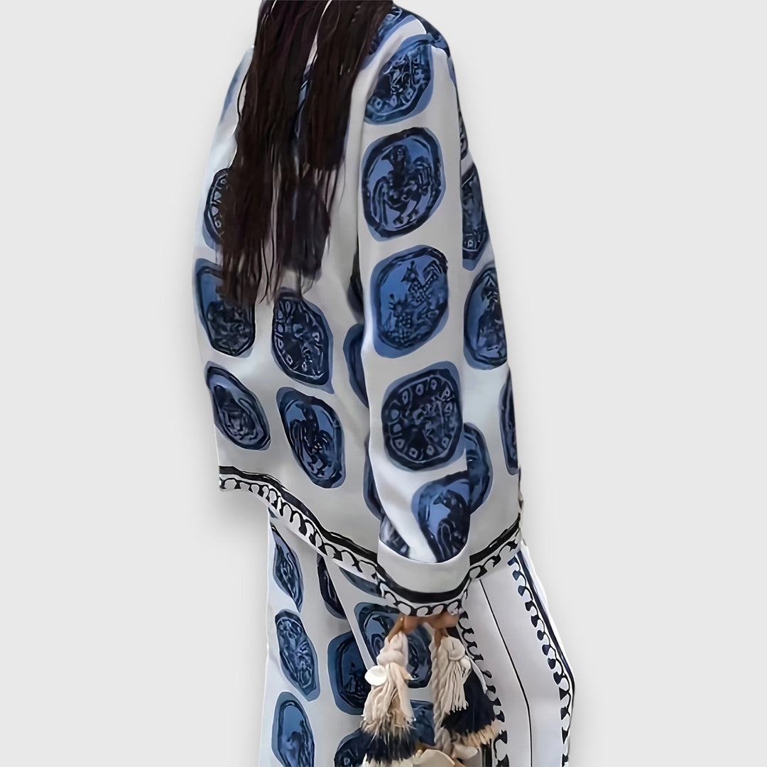 Nayeli – Set with Abstract Print