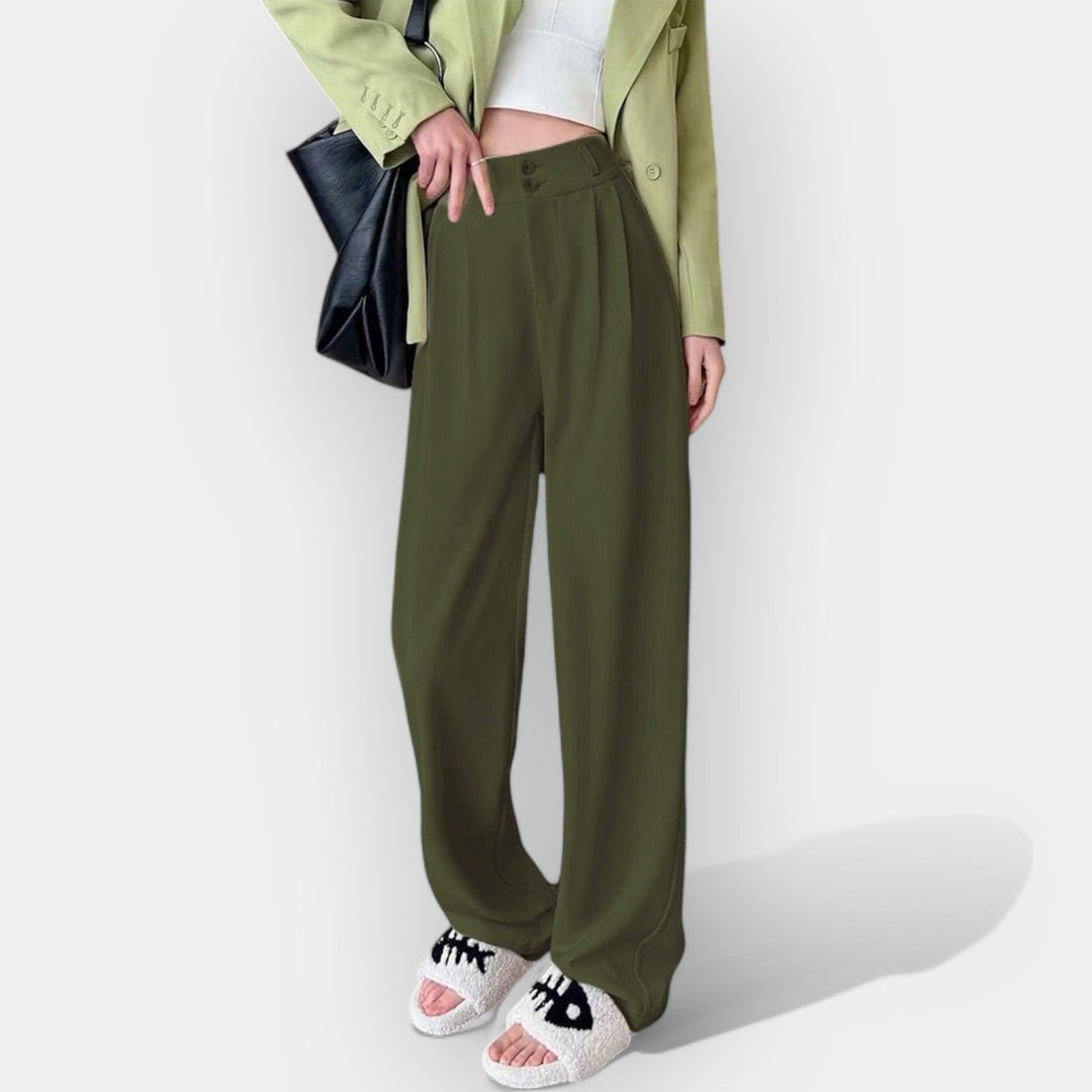 Niamh – Korean-Style Wide Trousers