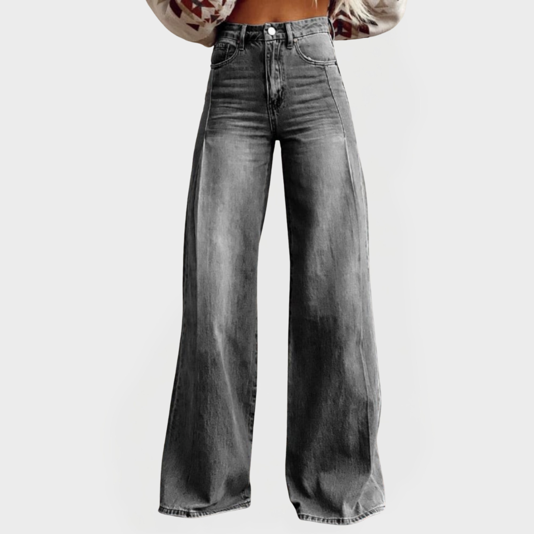Saoirse – Wide-Leg High-Waisted Jeans