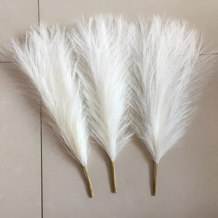 Artificial Pampas Grass – White (Set of 3)