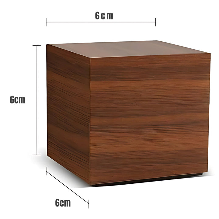 Wooden LED Alarm Clock – Cube