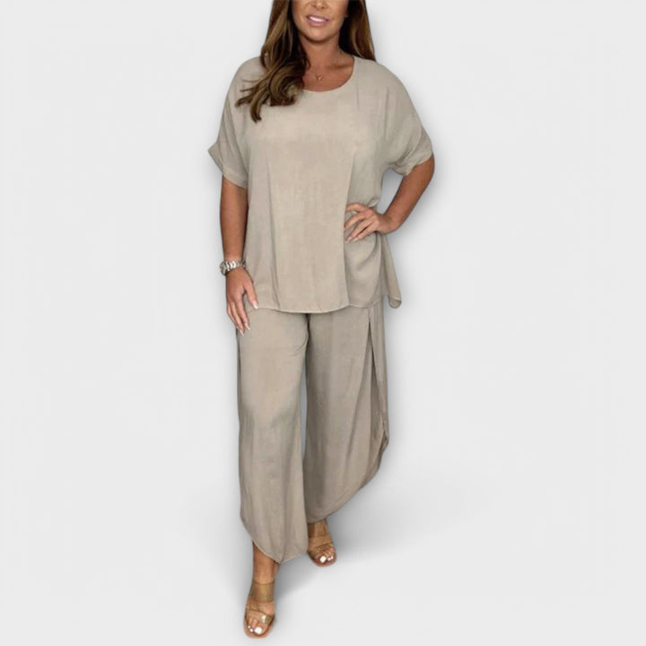 Maria – Two-Piece Linen Set