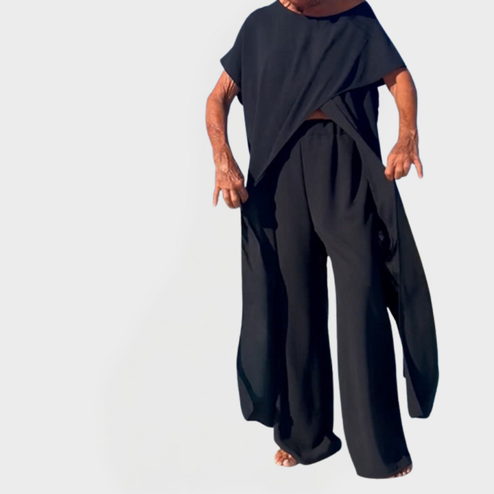 Órla – One-Shoulder Top and Trousers Set