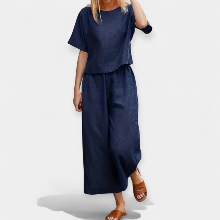 Órla – Airy Short-Sleeve Trouser Set