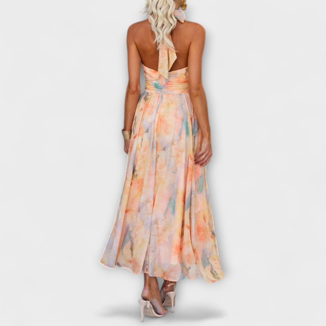 Aisling – Watercolour Maxi Dress