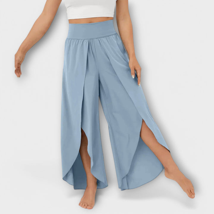 Marica – Fluid Trousers with Slits