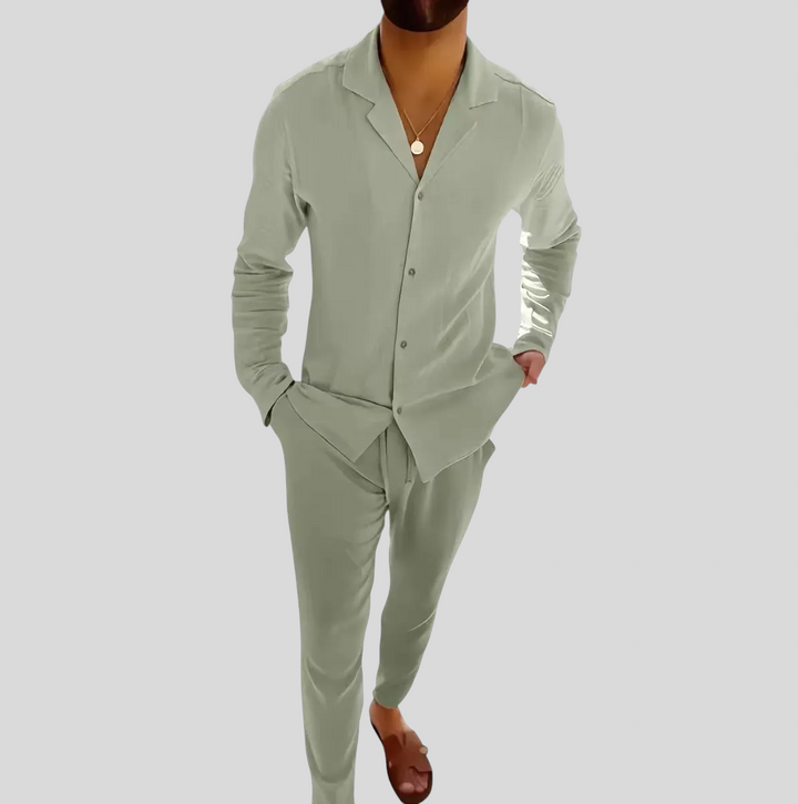 Zeus – Summer Linen Shirt for Men