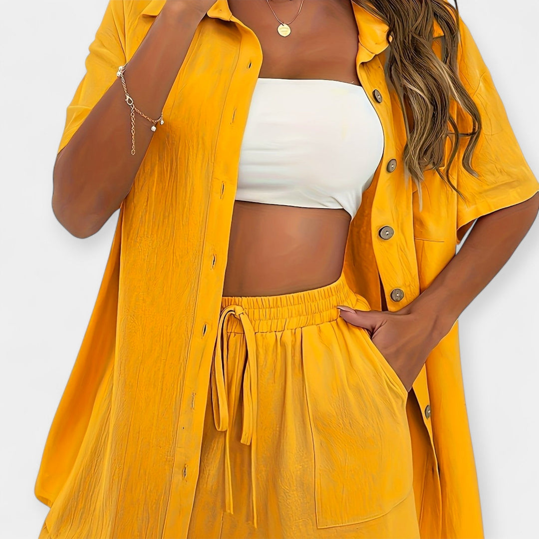 Niamh – Shirt and Shorts Set