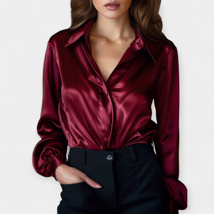 Órla – Elegant Satin Blouse