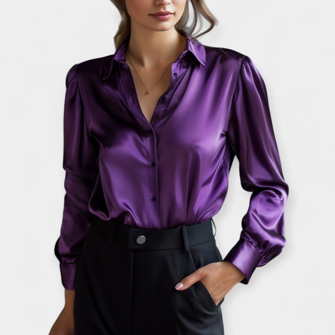 Órla – Elegant Satin Blouse