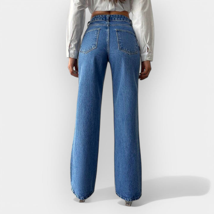 Sadhbh – High-Waisted Wide-Leg Jeans