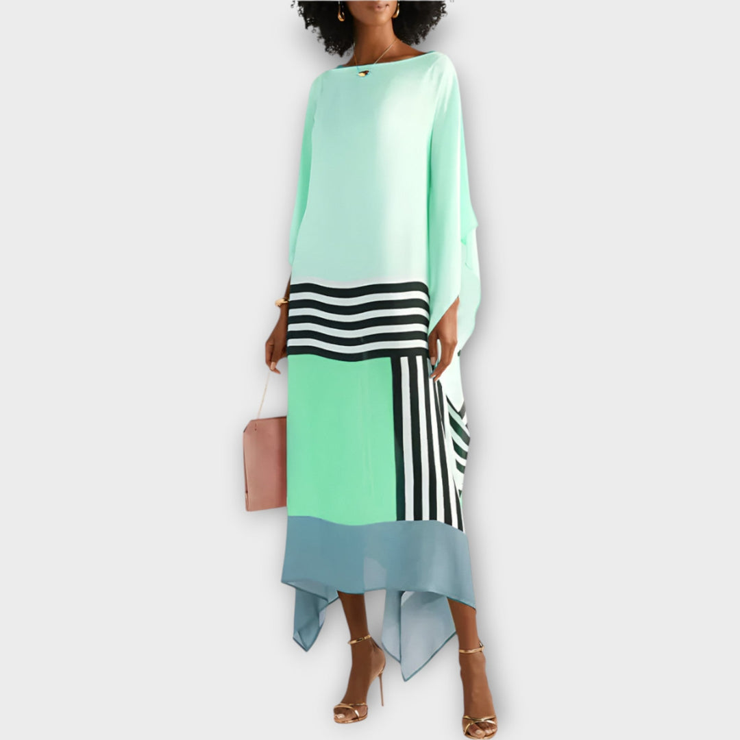 Saoirse – Kaftan with Linear Pattern