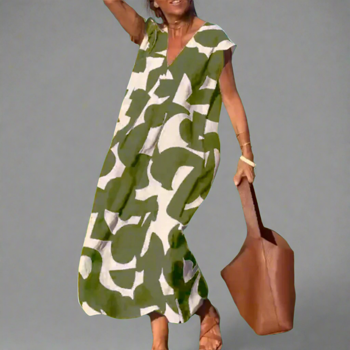 Aoibhinn – Printed Dress
