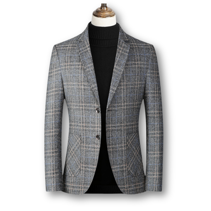 Conor – Elegant Plaid Blazer