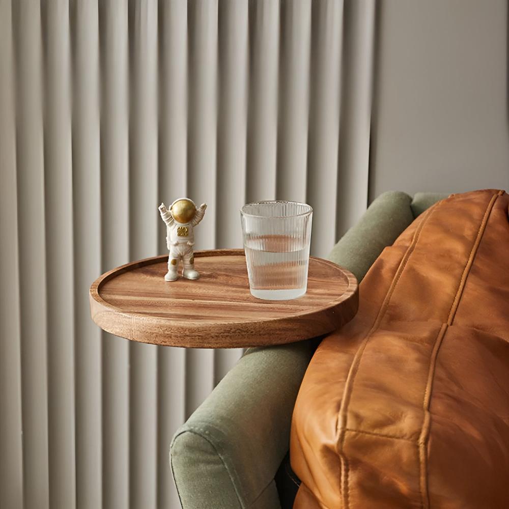 Wooden Sofa Armrest Tray