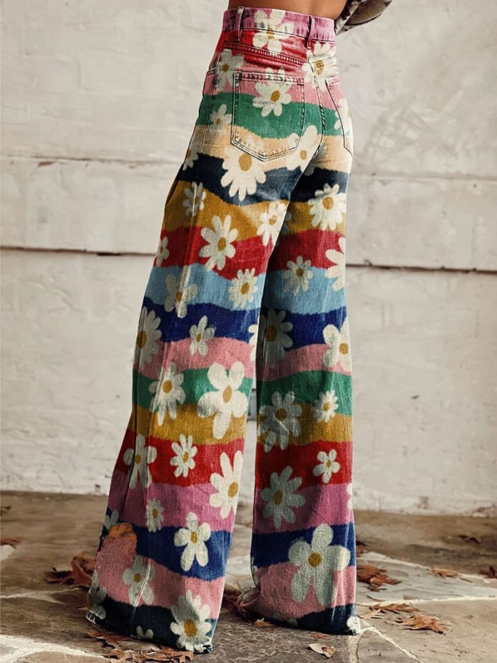 Aisling – Elegant Floral Trousers