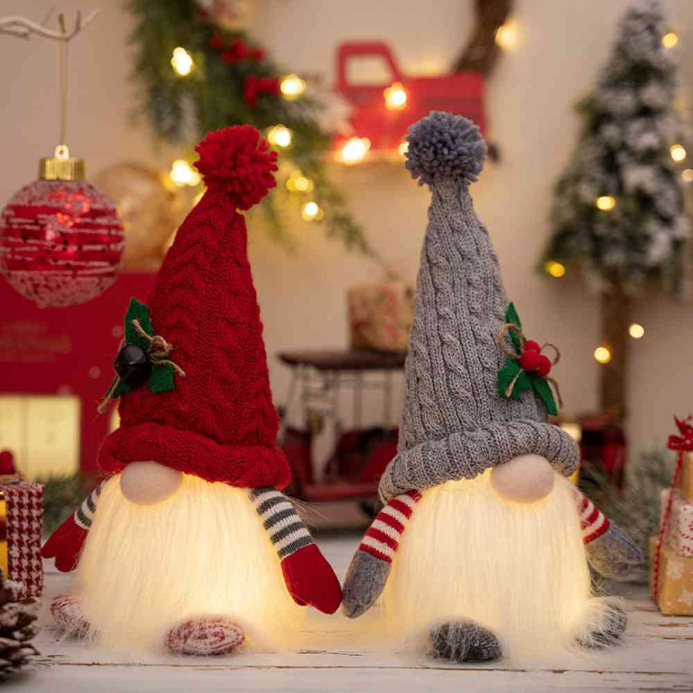 Light-Up Christmas Gnomes (Set of 2)