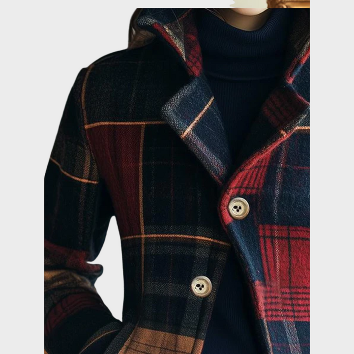 Noelle – Classic Tartan Wool Jacket