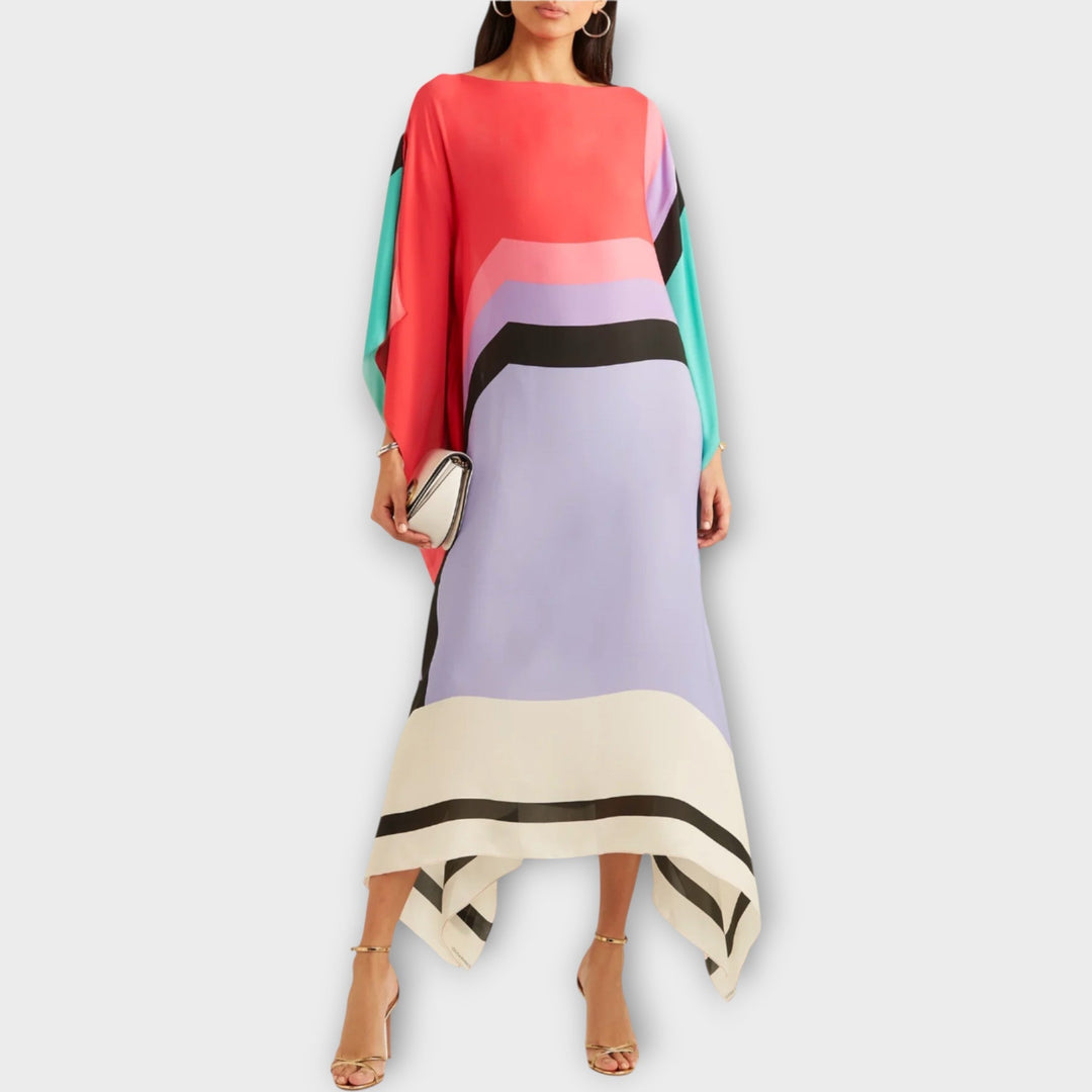 Saoirse – Kaftan with Linear Pattern