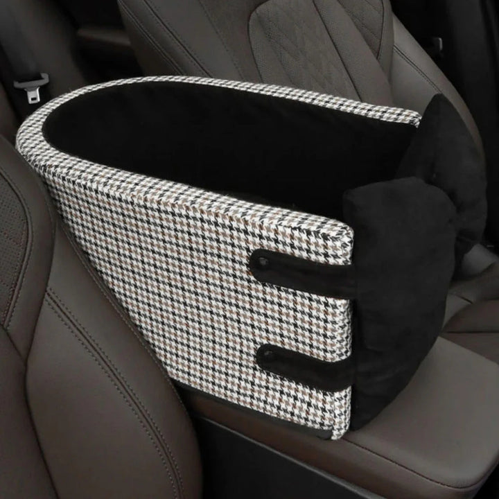 Travel Car Seat for Dogs and Cats – Houndstooth Pattern