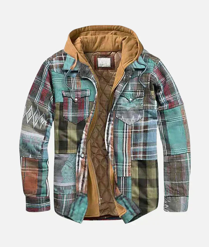 Savrani – Patchwork Checked Jacket