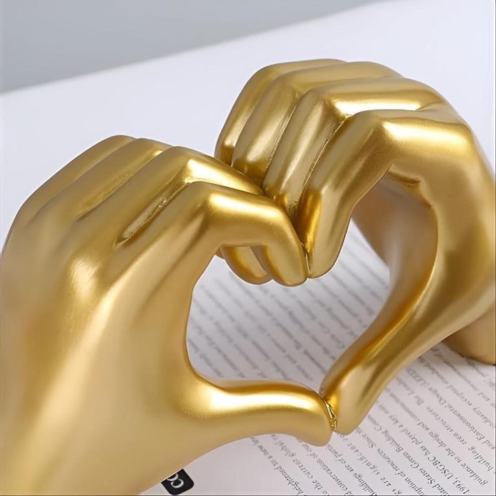 Heart-Shaped Hands Figurine