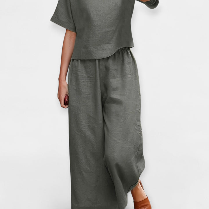 Órla – Airy Short-Sleeve Trouser Set