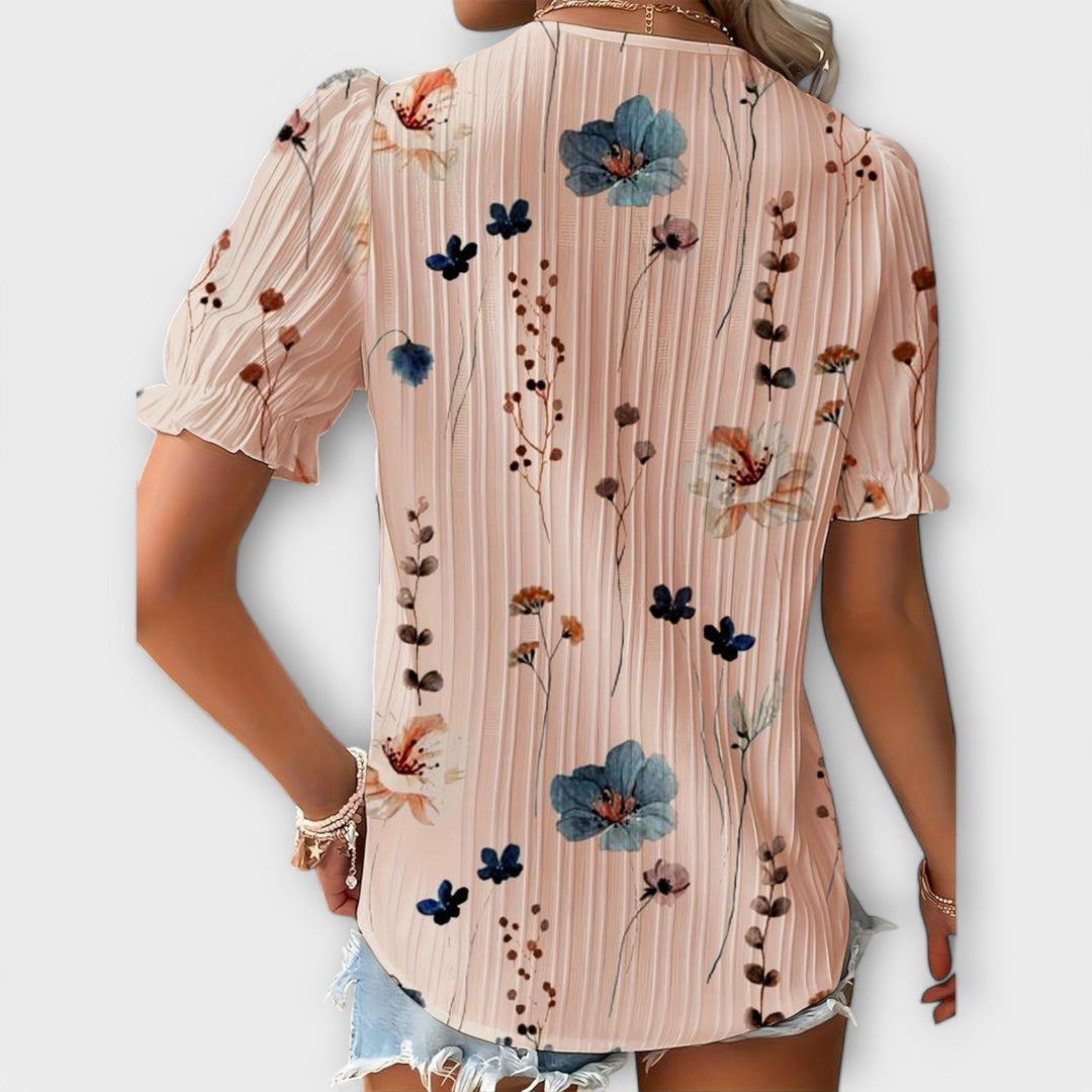 Aoibhinn – Blouse with V-Neck