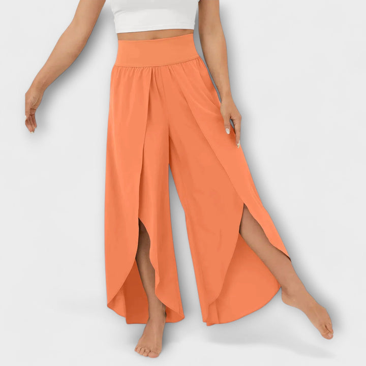 Marica – Fluid Trousers with Slits