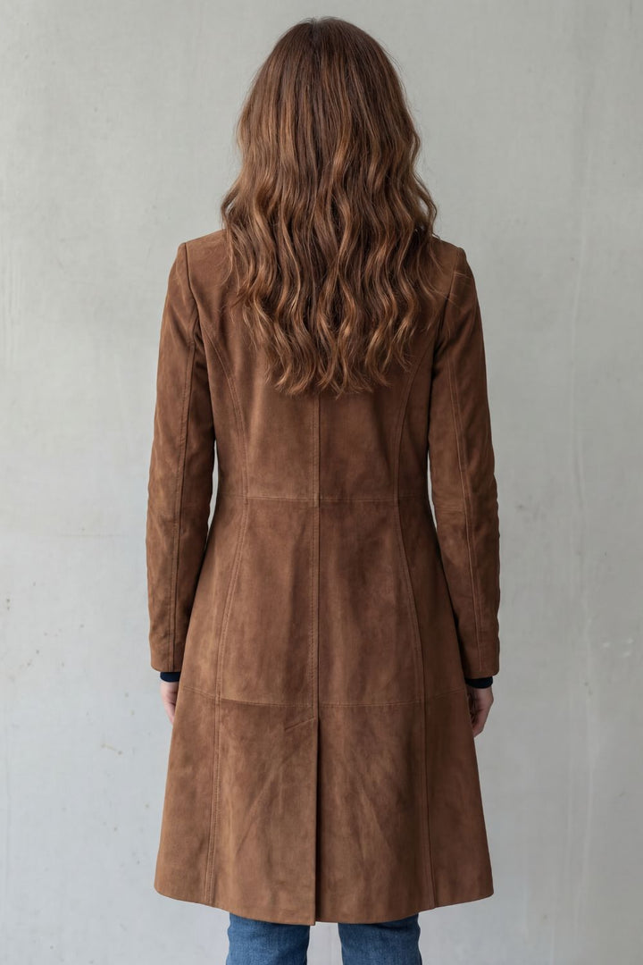 Ciara – Long Velour Coat